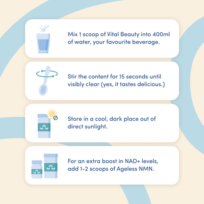 Vital Beauty Collagen Powder Mixed Berry - 600g